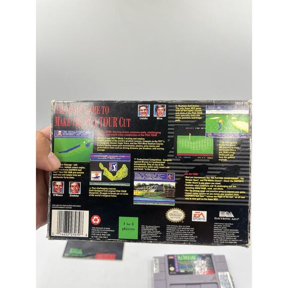 PGA Tour Golf Super Nintendo SNES Complete with Manual VTG Video Game - Picture 9 of 14